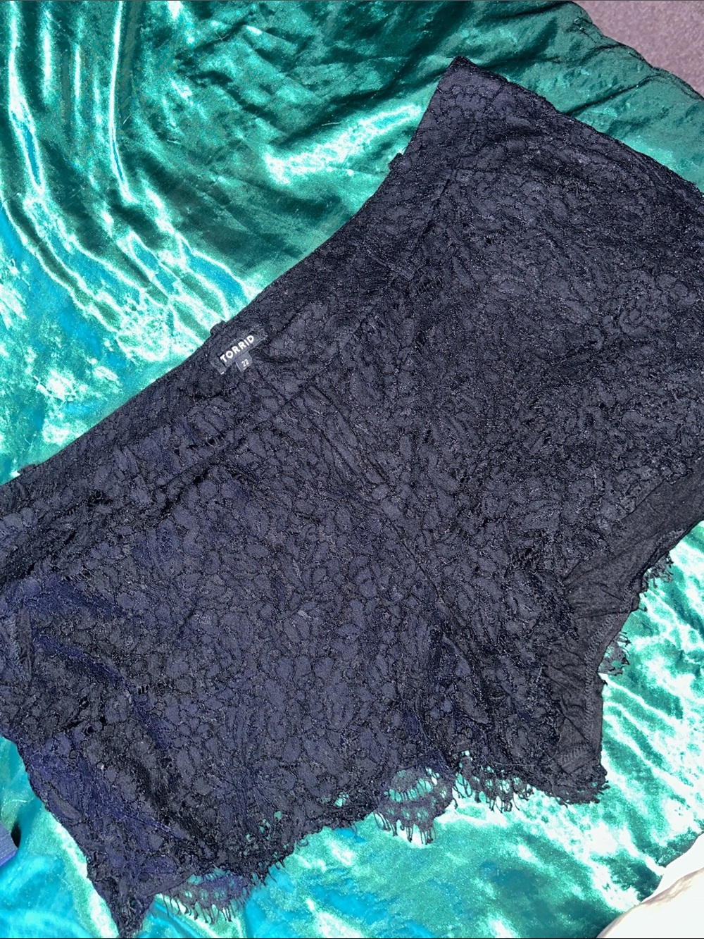 torrid Black Lace shorts